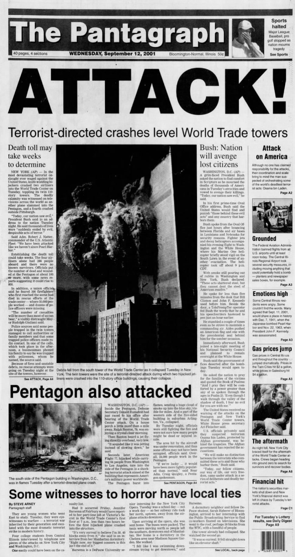 September 12, 2001 - 9/11